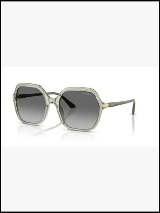 Square Oversized Sunglasses with UV Protection and Microbag main image 4